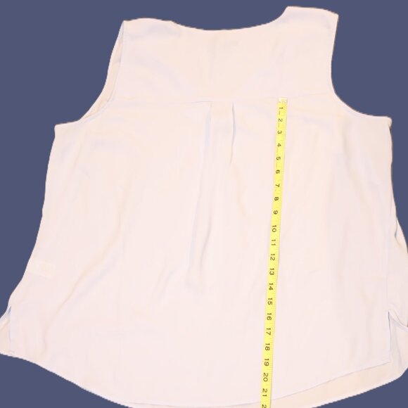 Talbots Women’s Sleeveless Blouse – Light Blue – Size 2X – Perfect Layering - Picture 4 of 7